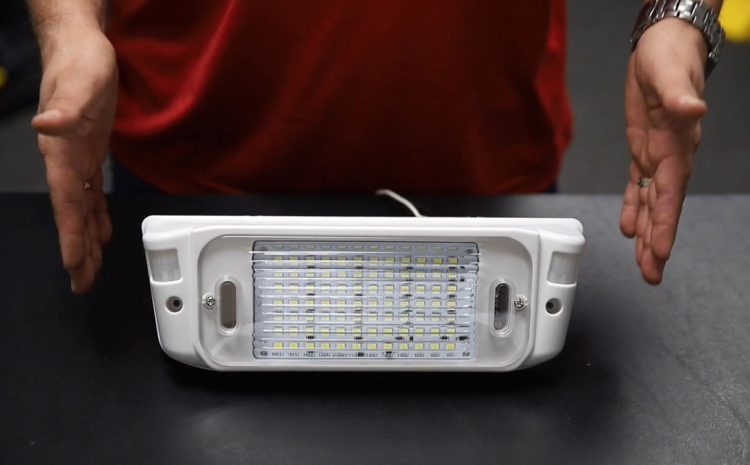  RV Motion Sensor Exterior Porch Utility Light – 700 Lumens