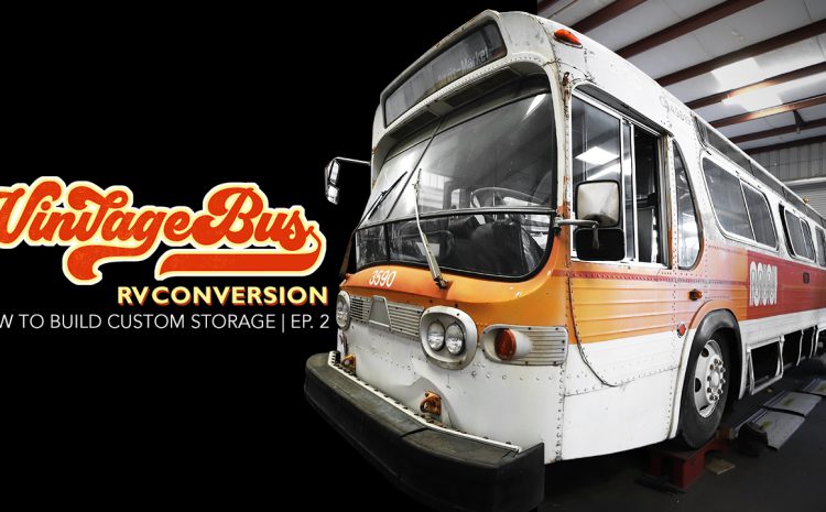  Vintage 1969 GMC Bus Conversion | How To Build Custom Storage | EP. 2