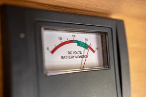 DC Volts indicator battery monitor.