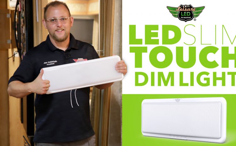  Leisure LED New RV LED Slim Ceiling Light Touch to Dim 20 x 6.5″ 1450 Lumens