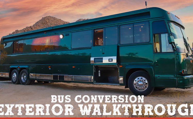  MCI Luxury RV Bus Conversion Exterior Tour | Leisure Coachworks Video | EP. 7