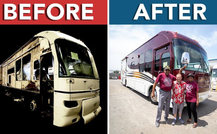  Custom RV Exterior Renovation: Before and After.
