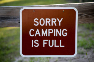 Camp Full Sign