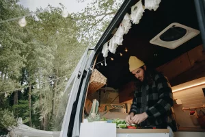 Cooking in a Camper Van